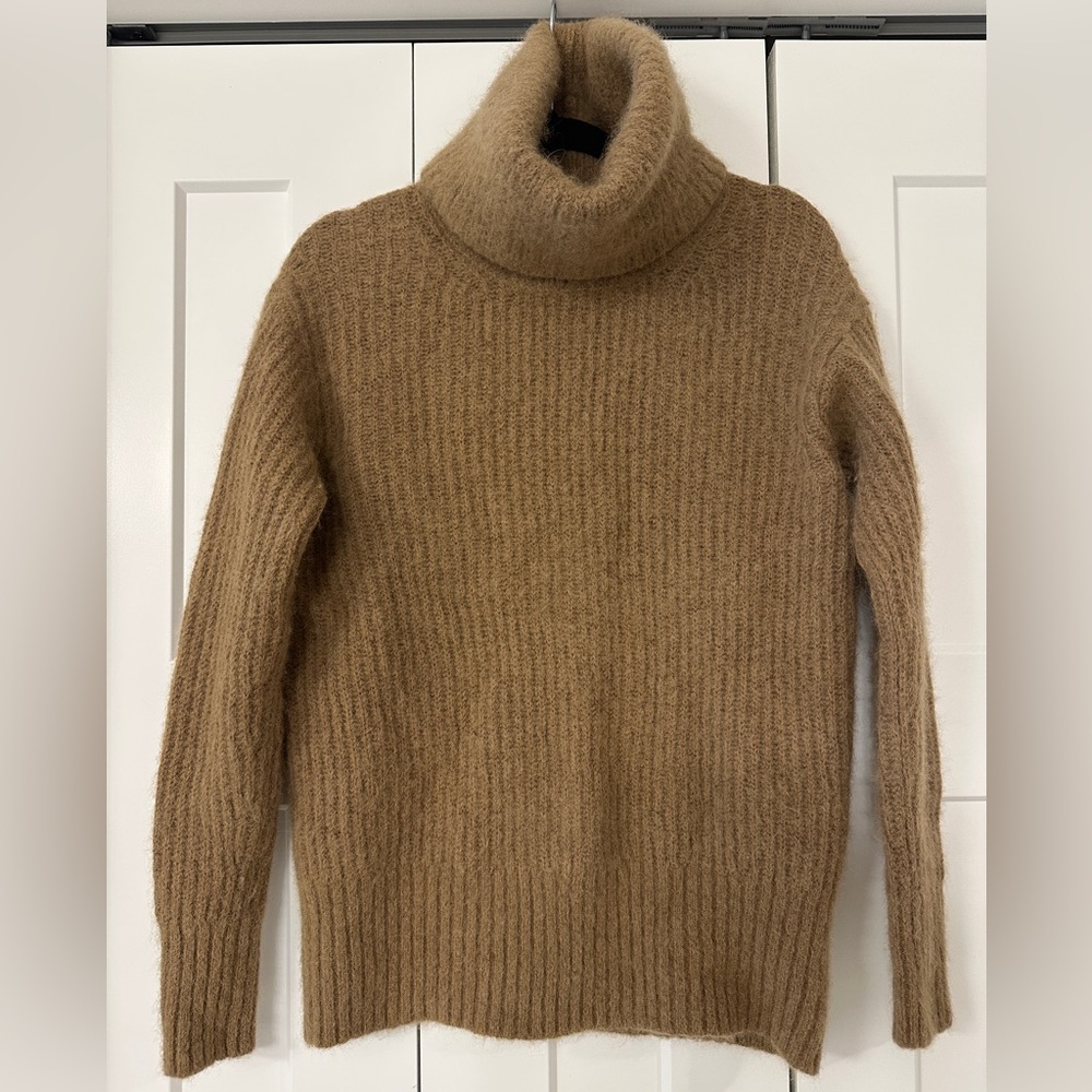 Everlane Alpaca Oversized Turtleneck in “cappuccino”